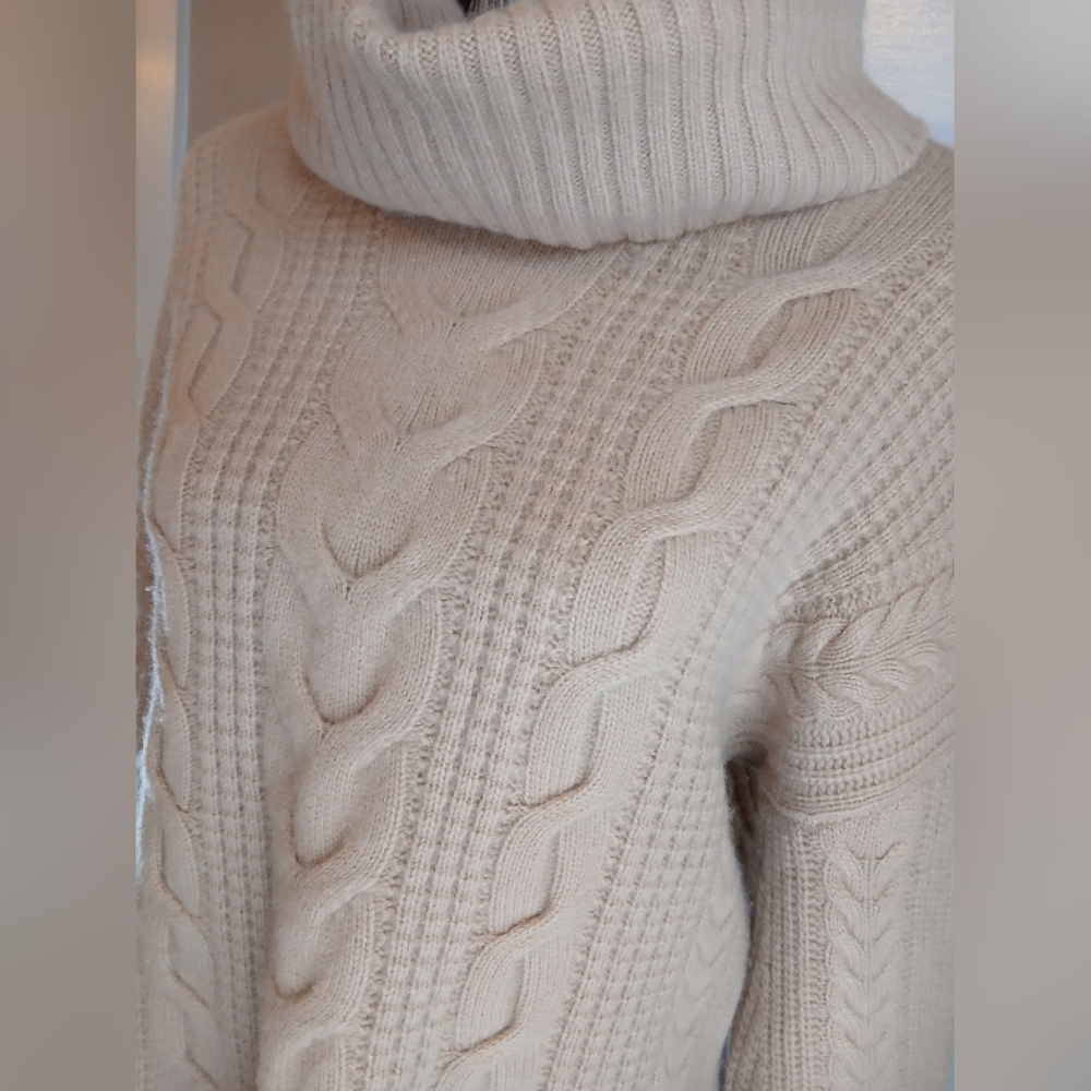 Vince Cashmere & Wool Blend Camel Turtleneck - xl - Picture 8 of 10